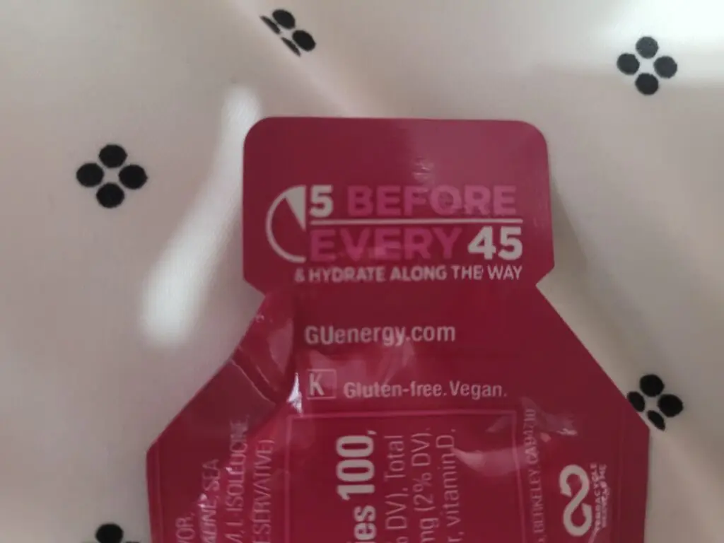 gu gel (back face)