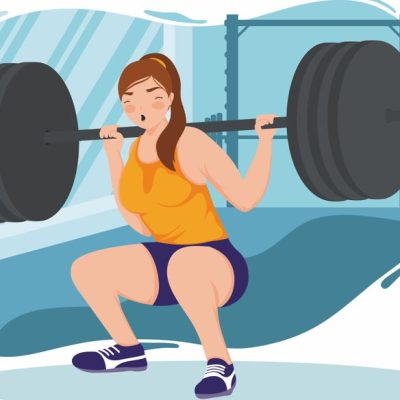 Weighted Squat (knee)